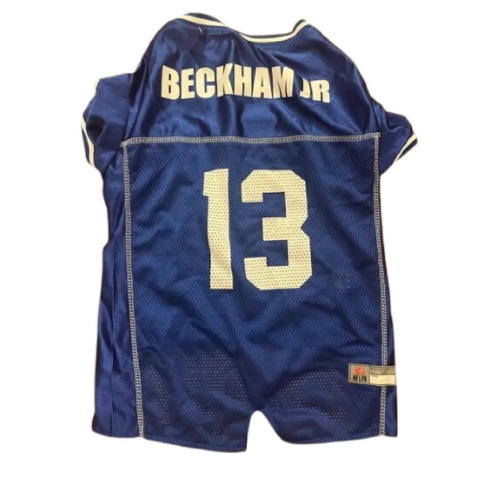 NFL NY Giants #13 Beckham Dog Jersey